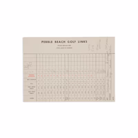 Thumb number 1 for Pebble Beach Scorecard from 1963