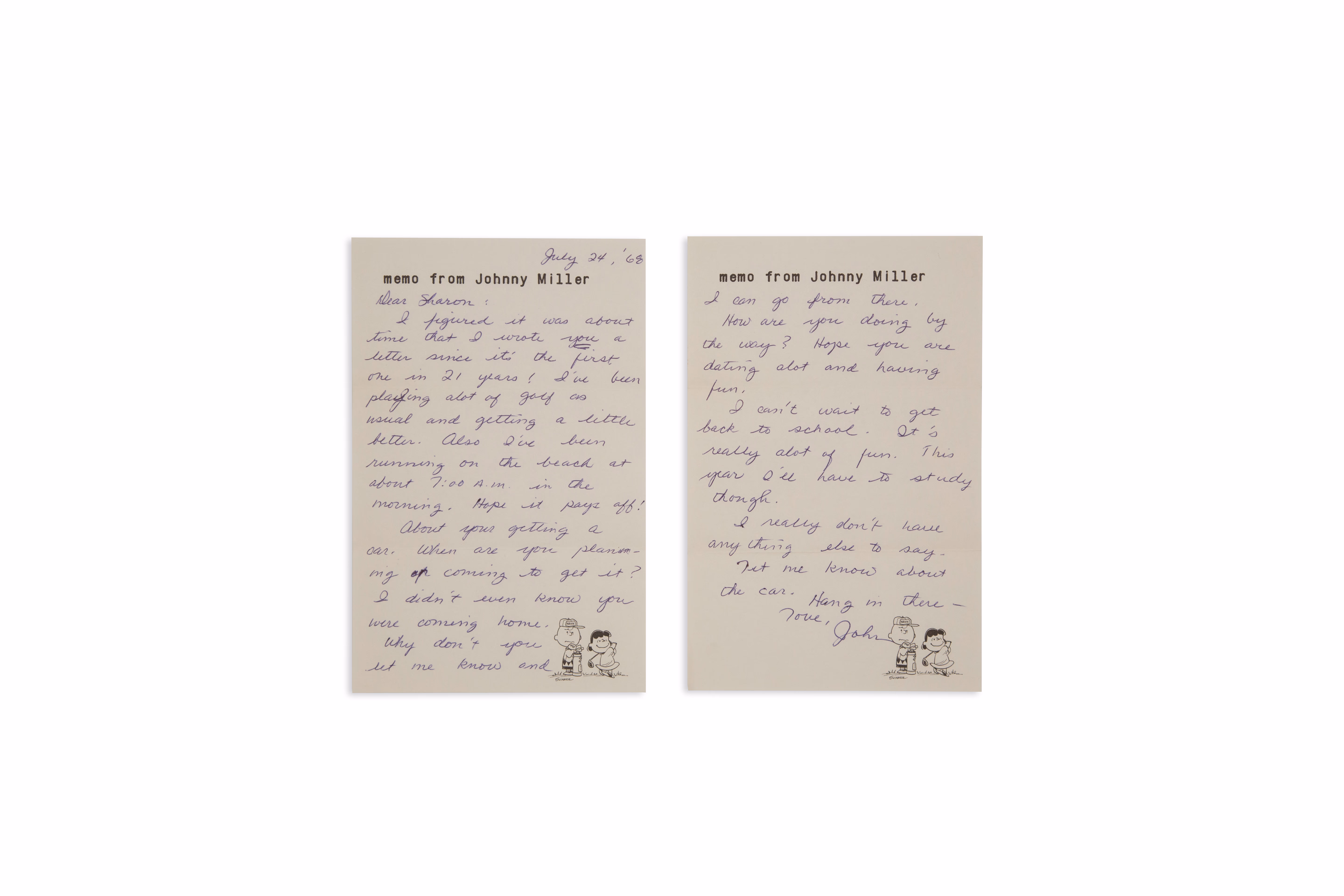 Asset 1 for Letter from Johnny to sister Sharon