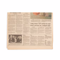 Thumb number 2 for Arizona Star Sunday Paper after 1981 Tucson Open Win