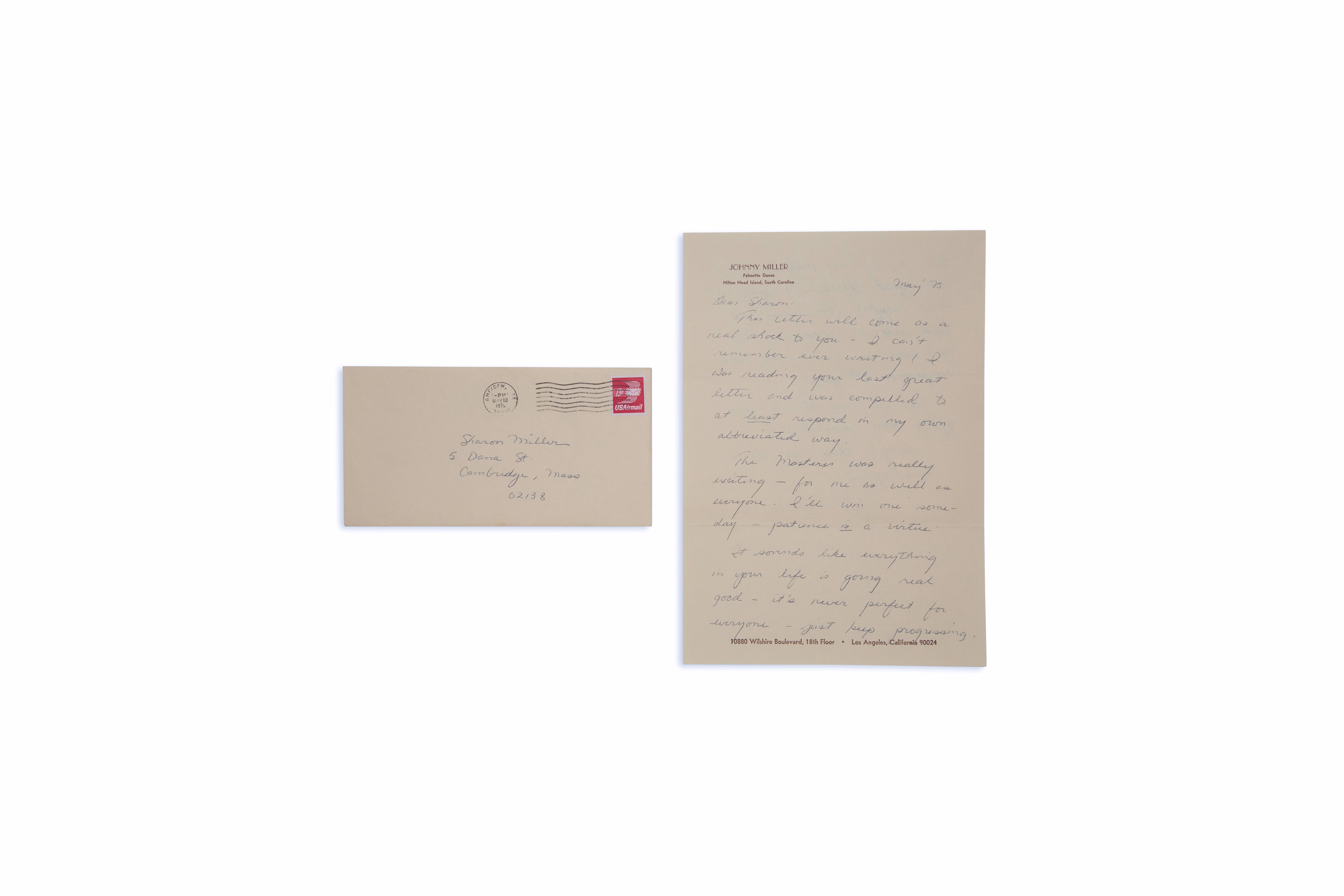 Asset 1 for Letter from Johnny to older sister Sharon