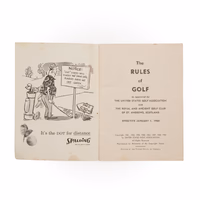 Thumb number 2 for Rules of Golf 1960