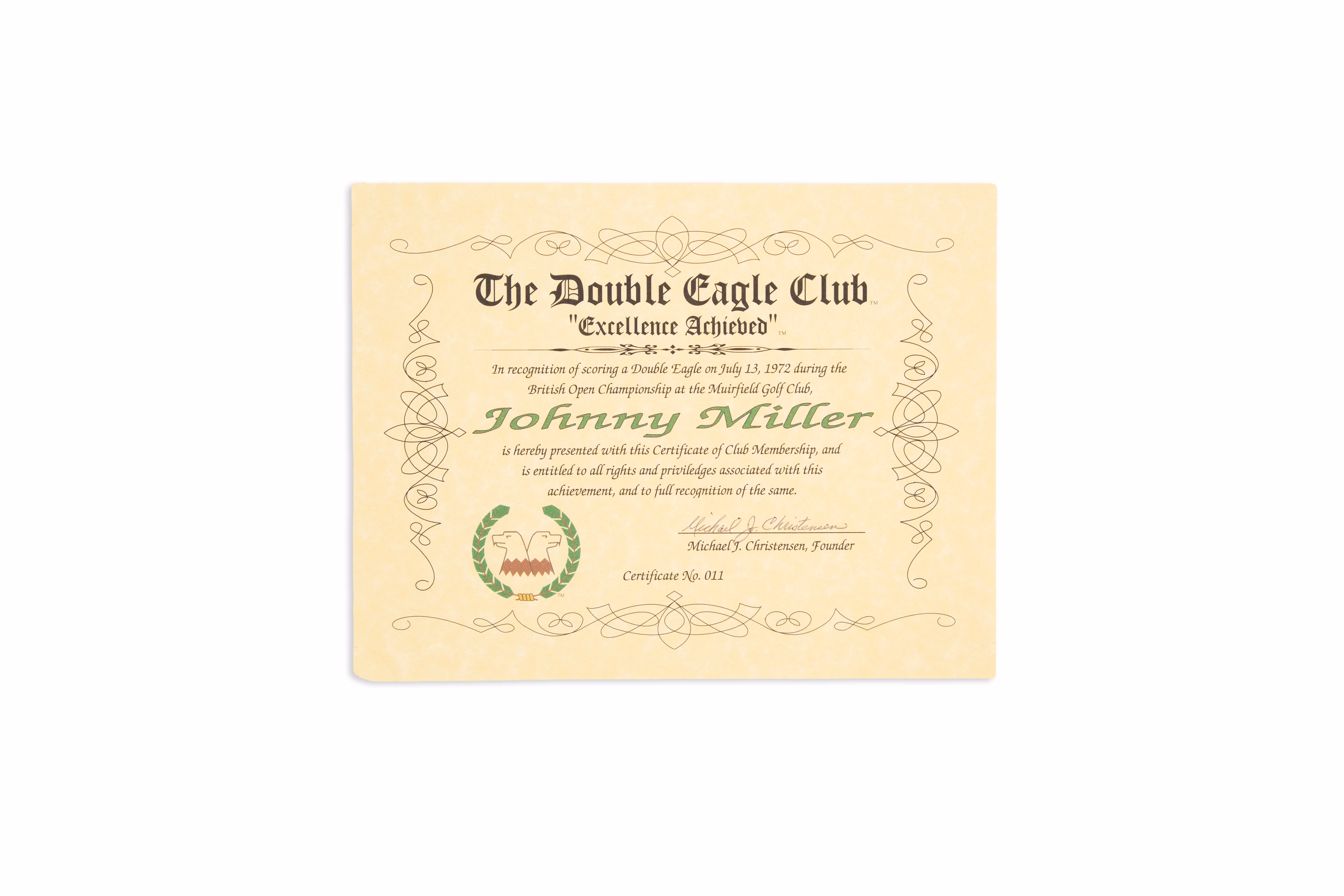 Asset 1 for Double Eagle Certificate
