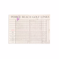 Thumb number 3 for Scorecard, Pebble Beach 