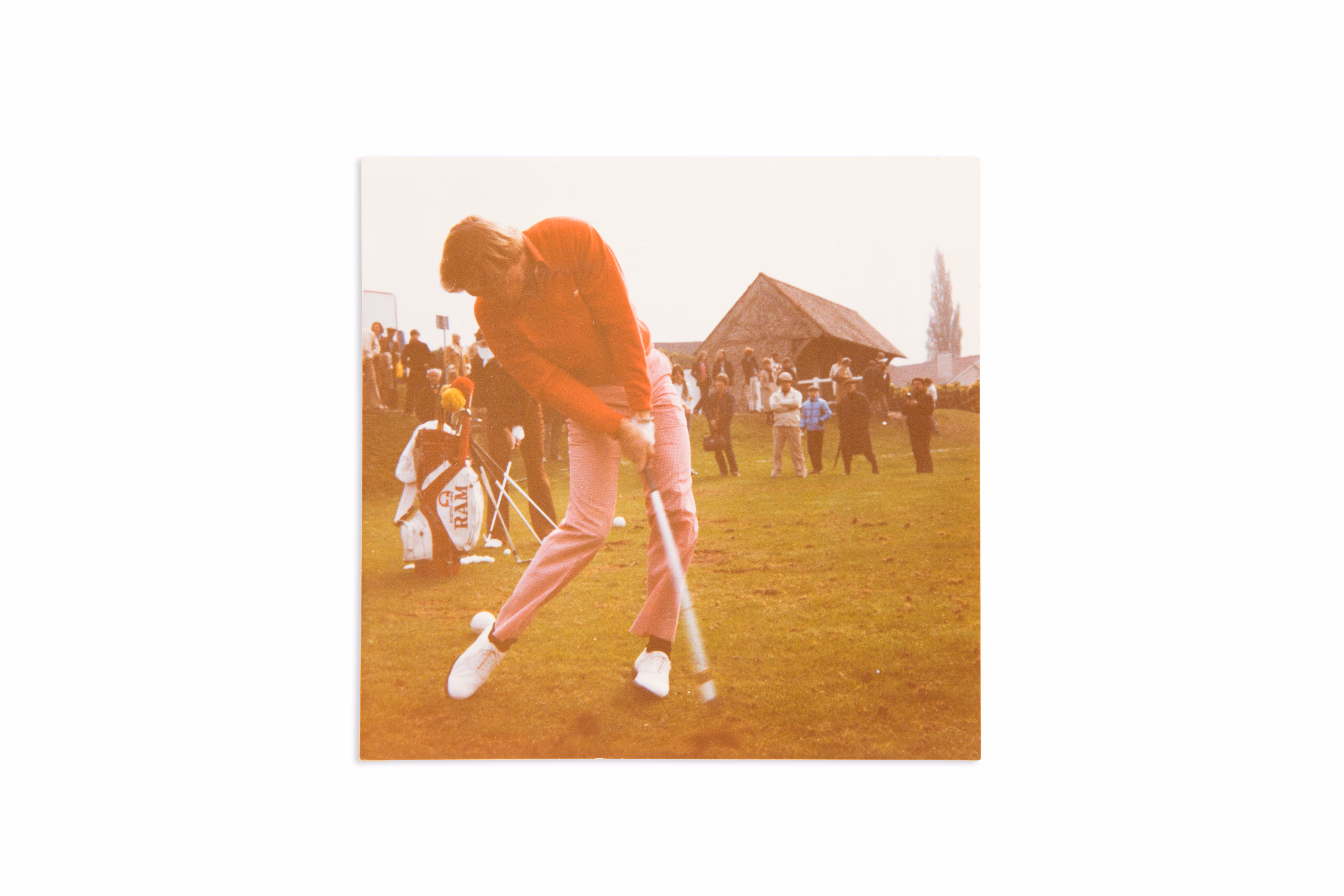 Asset 1 for Fan photo from Lancome Trophy "French Open" tournament with message on the back