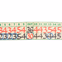 Thumb number 2 for Leaderboard Marker from '75 Masters 