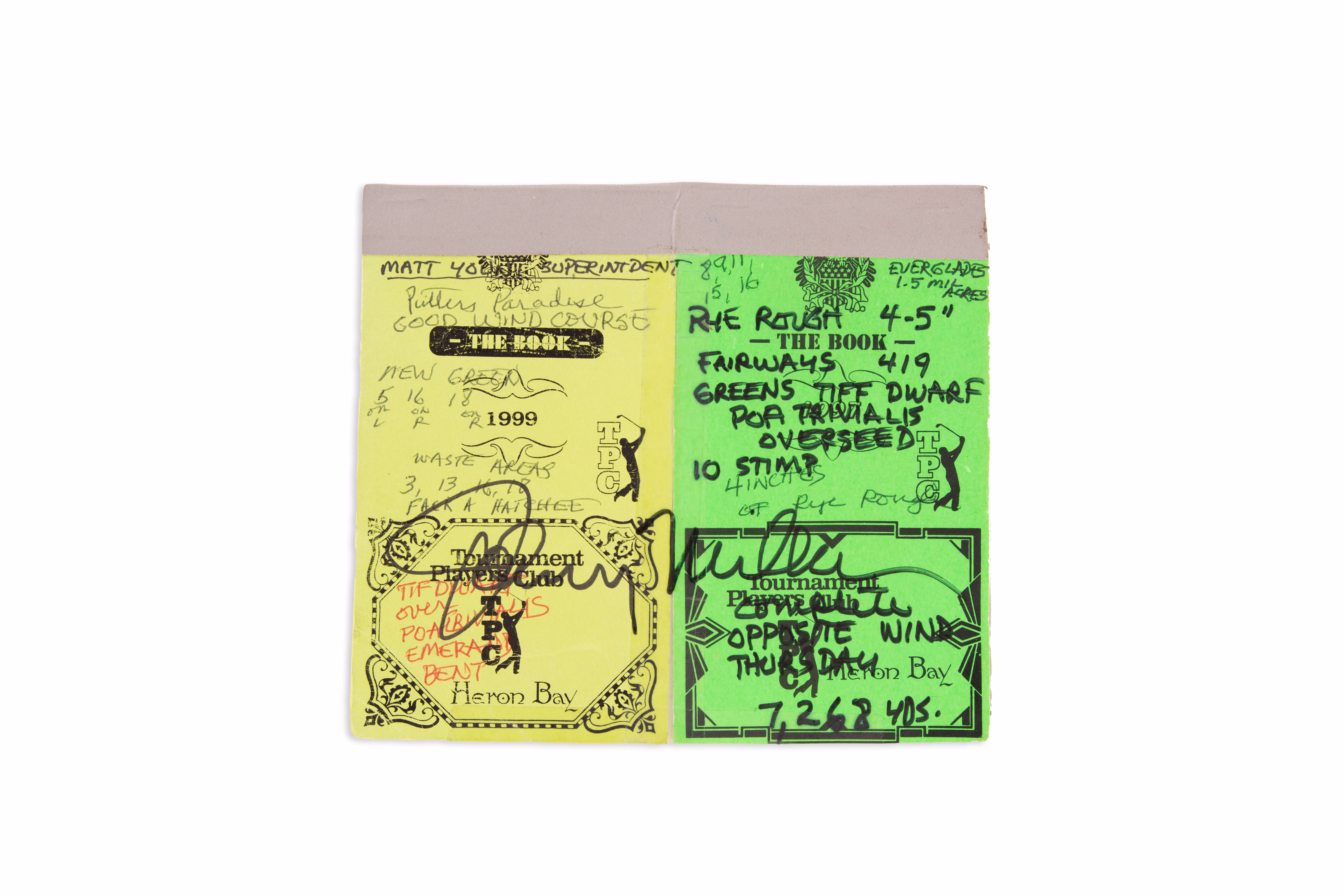 Asset 1 for TPC Heron Bay Yardage Book
