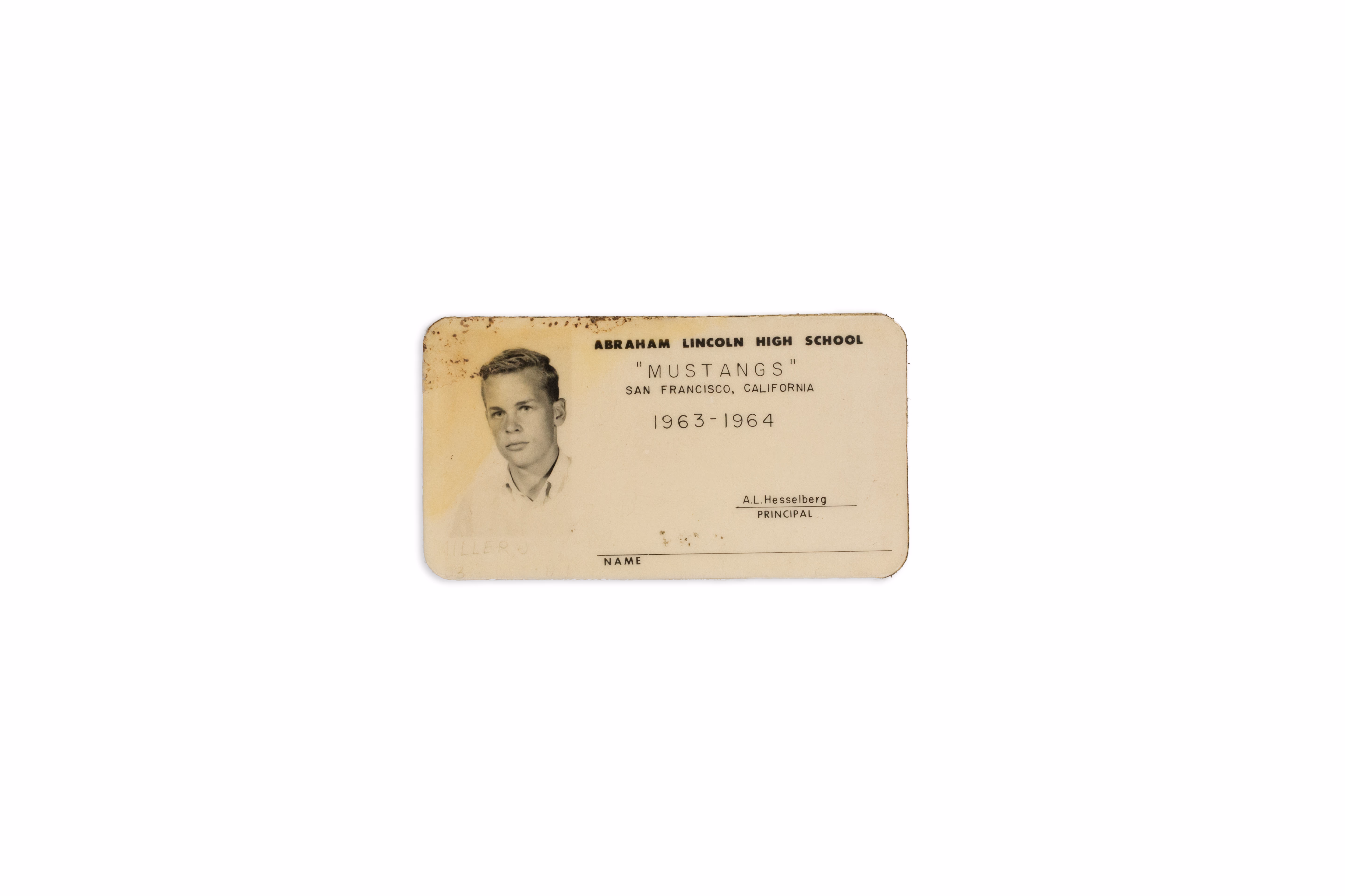 Asset 1 for Johnny Miller High School ID Card