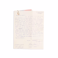 Thumb number 1 for Letter from young Australian fan "Mark Lane"