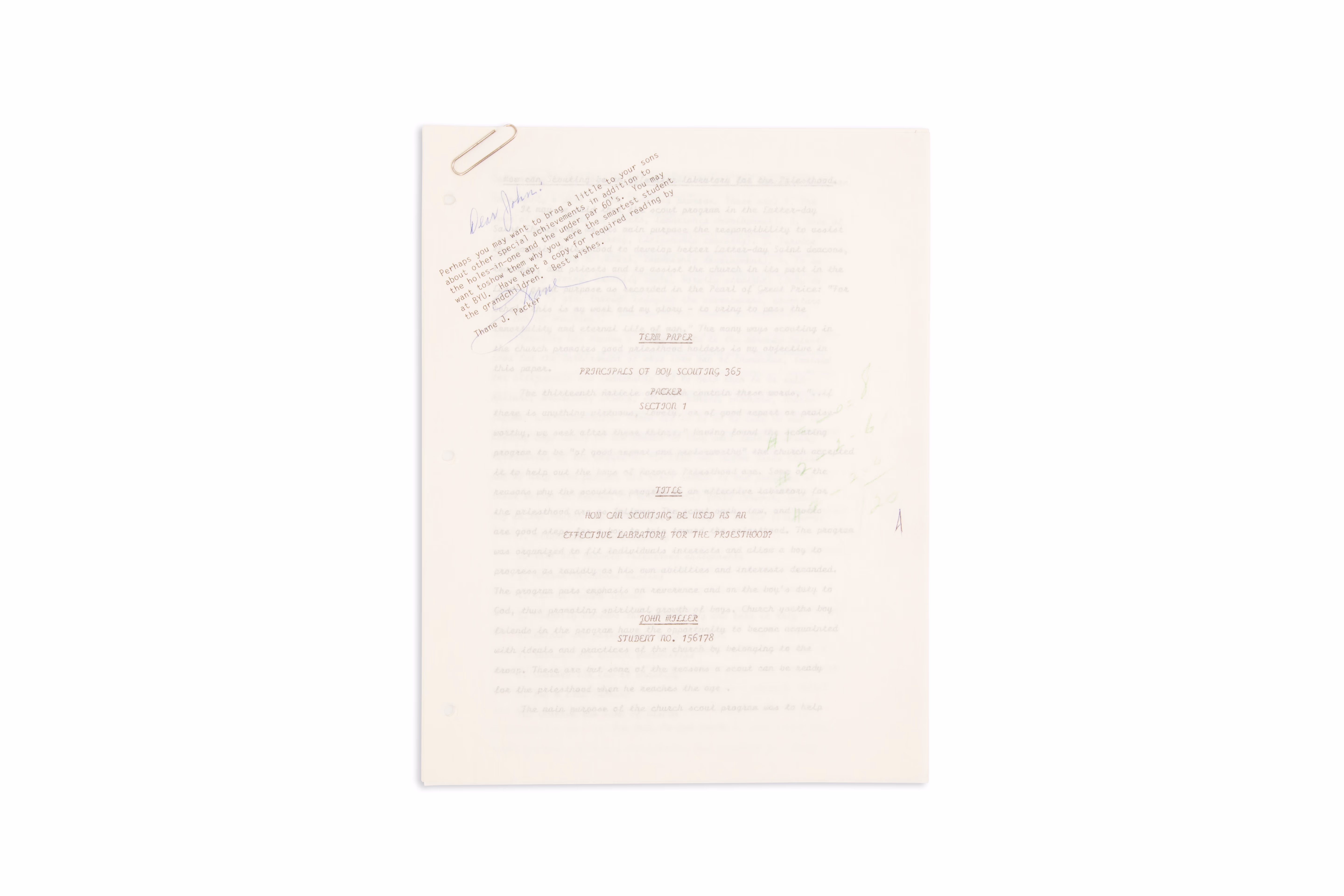Asset 1 for Letter from Thane Packer