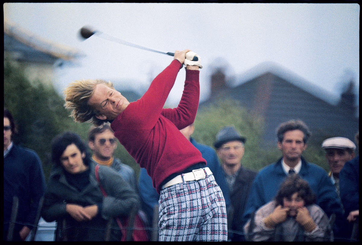 Miller at Royal Lytham in 1974, one of his five consecutive top-10 finishes in the Open Championship.