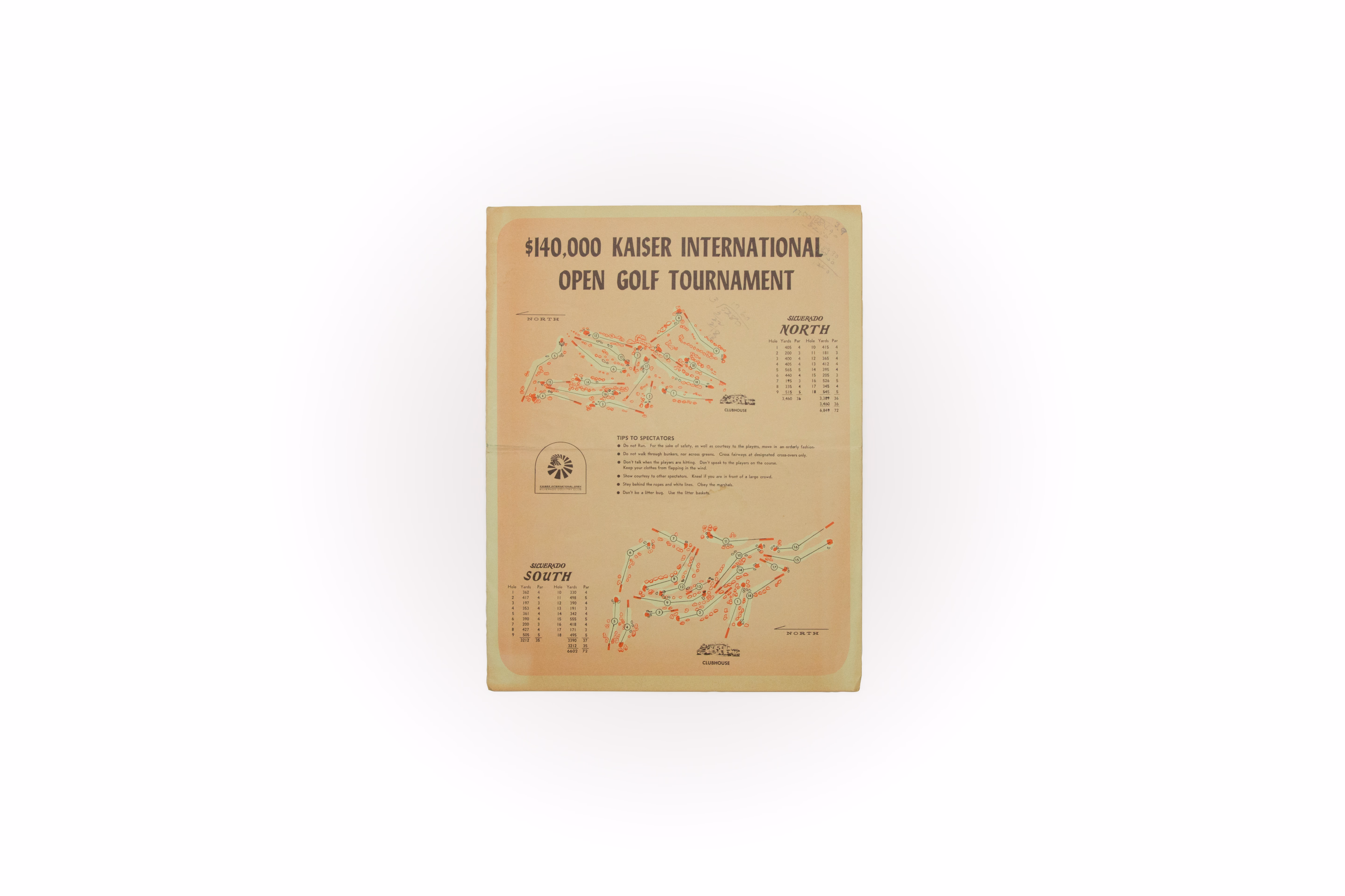 Asset 1 for Kaiser International Golf Tournament Program 1969 