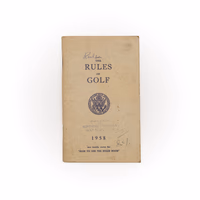 Thumb number 1 for Rules of Golf 1958