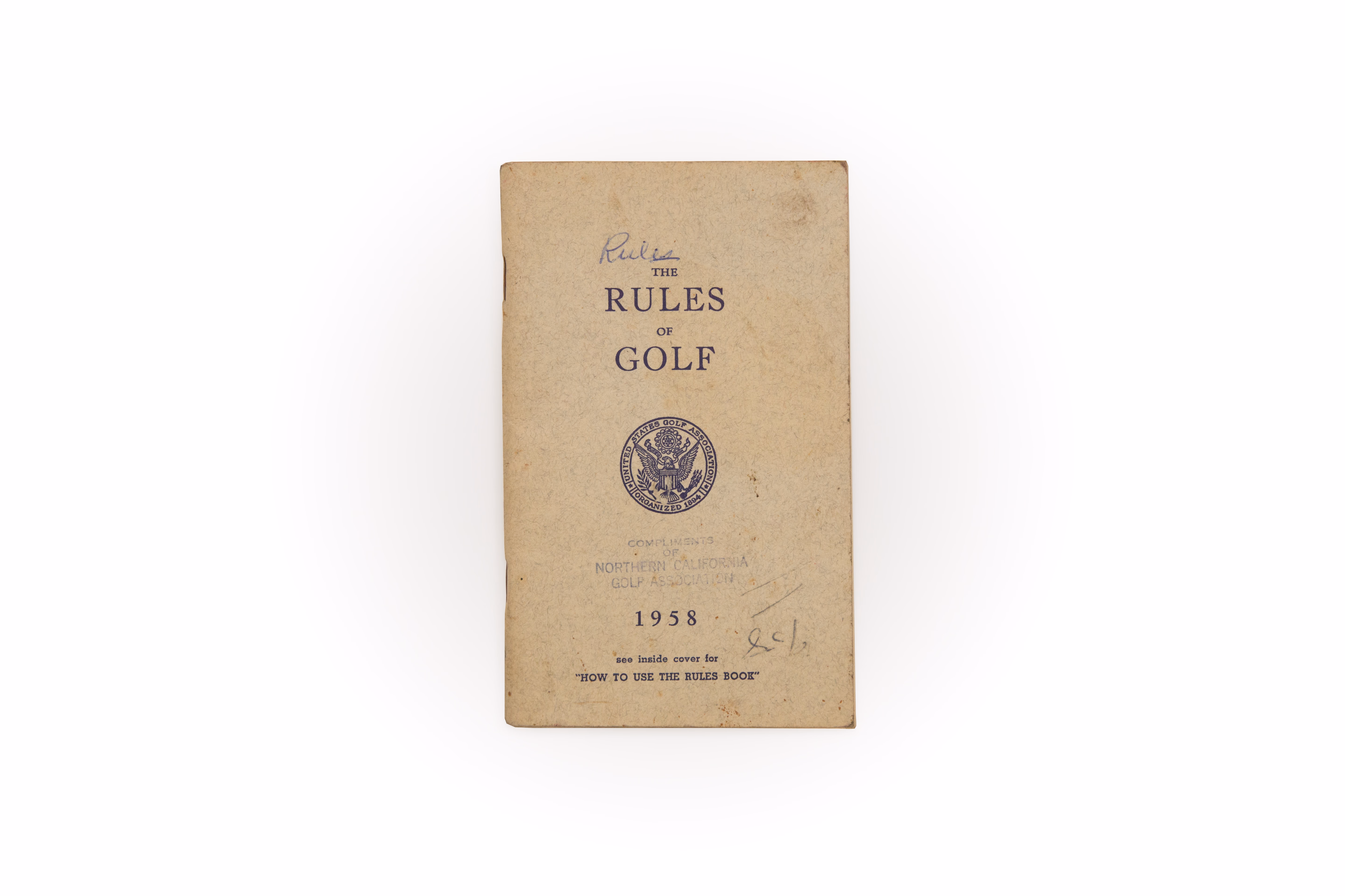 Asset 1 for Rules of Golf 1958