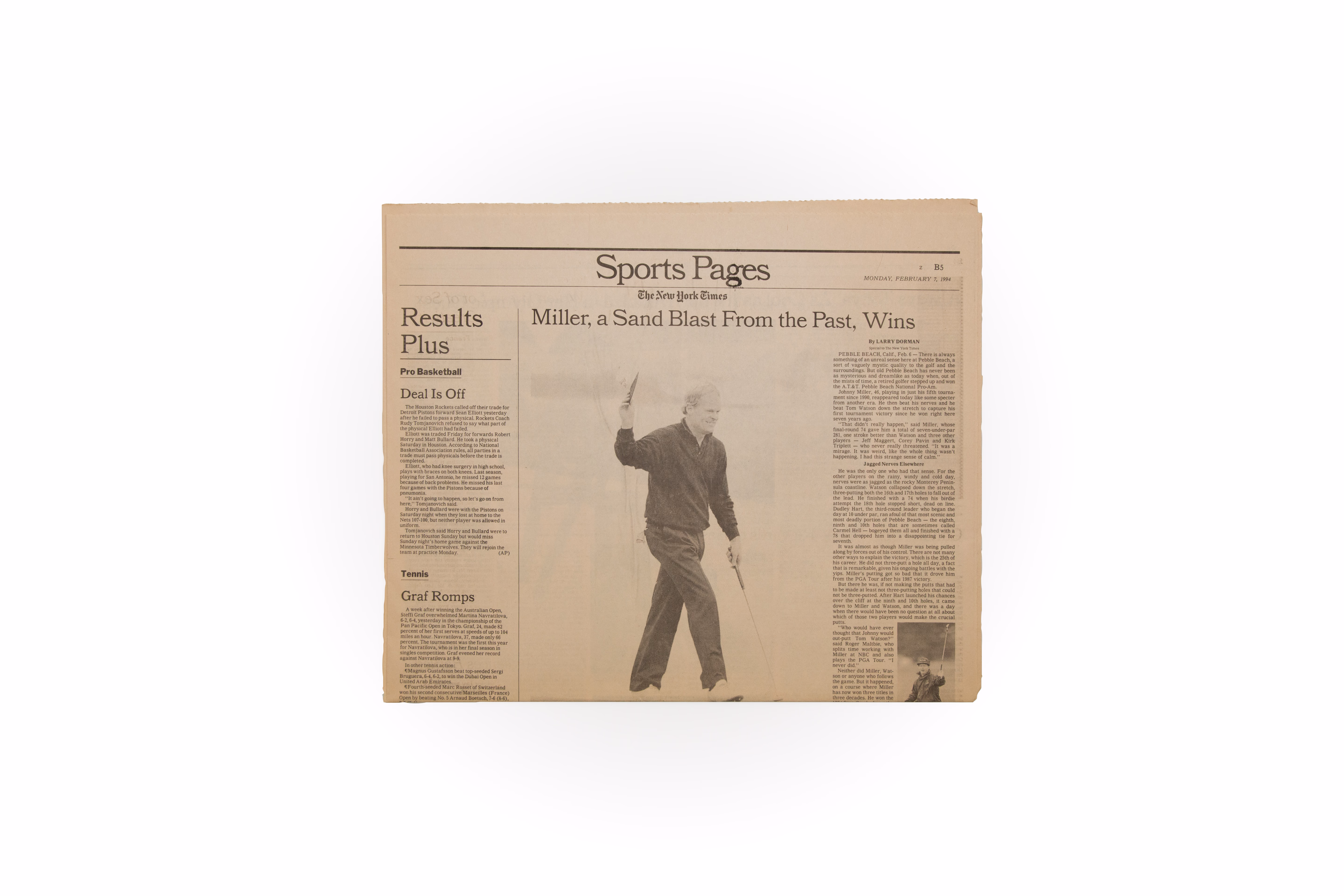 Asset 1 for Miller, a Sand Blast From the Past, Wins