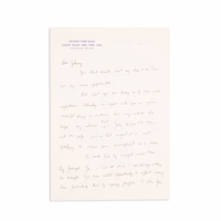 Thumb number 1 for Personal Letter from PGA Commissioner Joseph Dey Jr